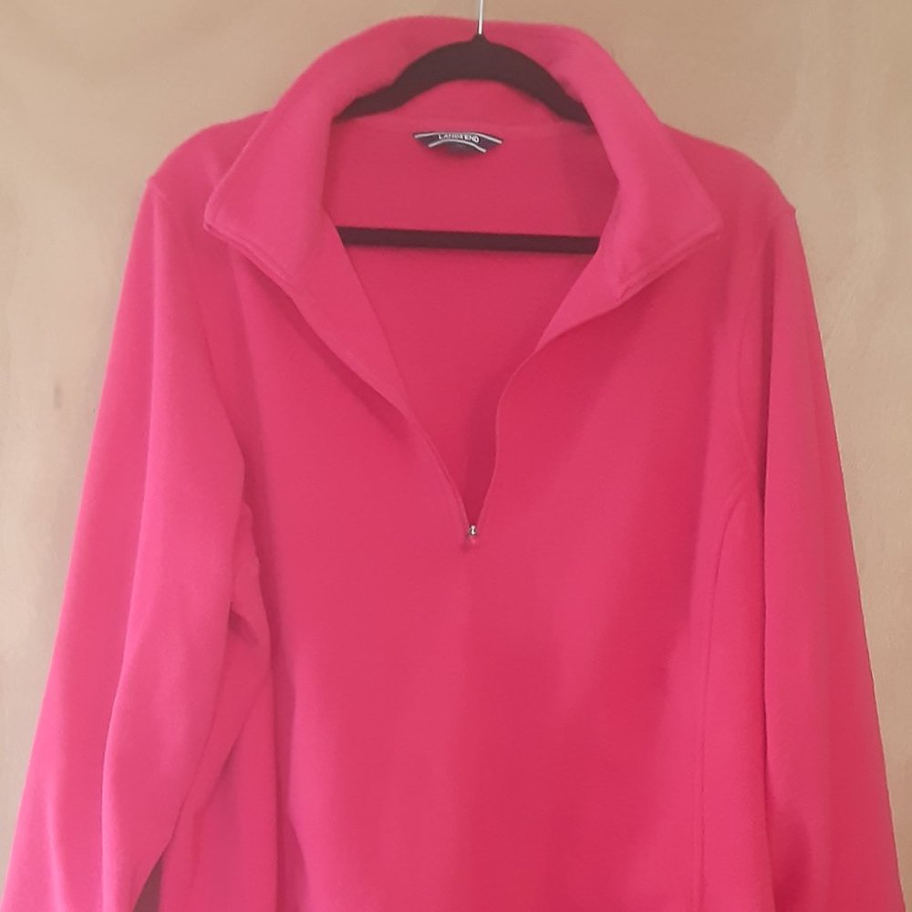 Lands' End fleece pullover